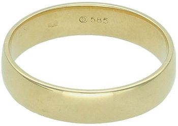 Złota obrączka półokrągła soczewkowa 5 mm – klasyczna elegancja w ponadczasowej formie.jpg